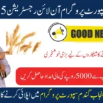 Punjab wheat support program Online Registration Start 2025